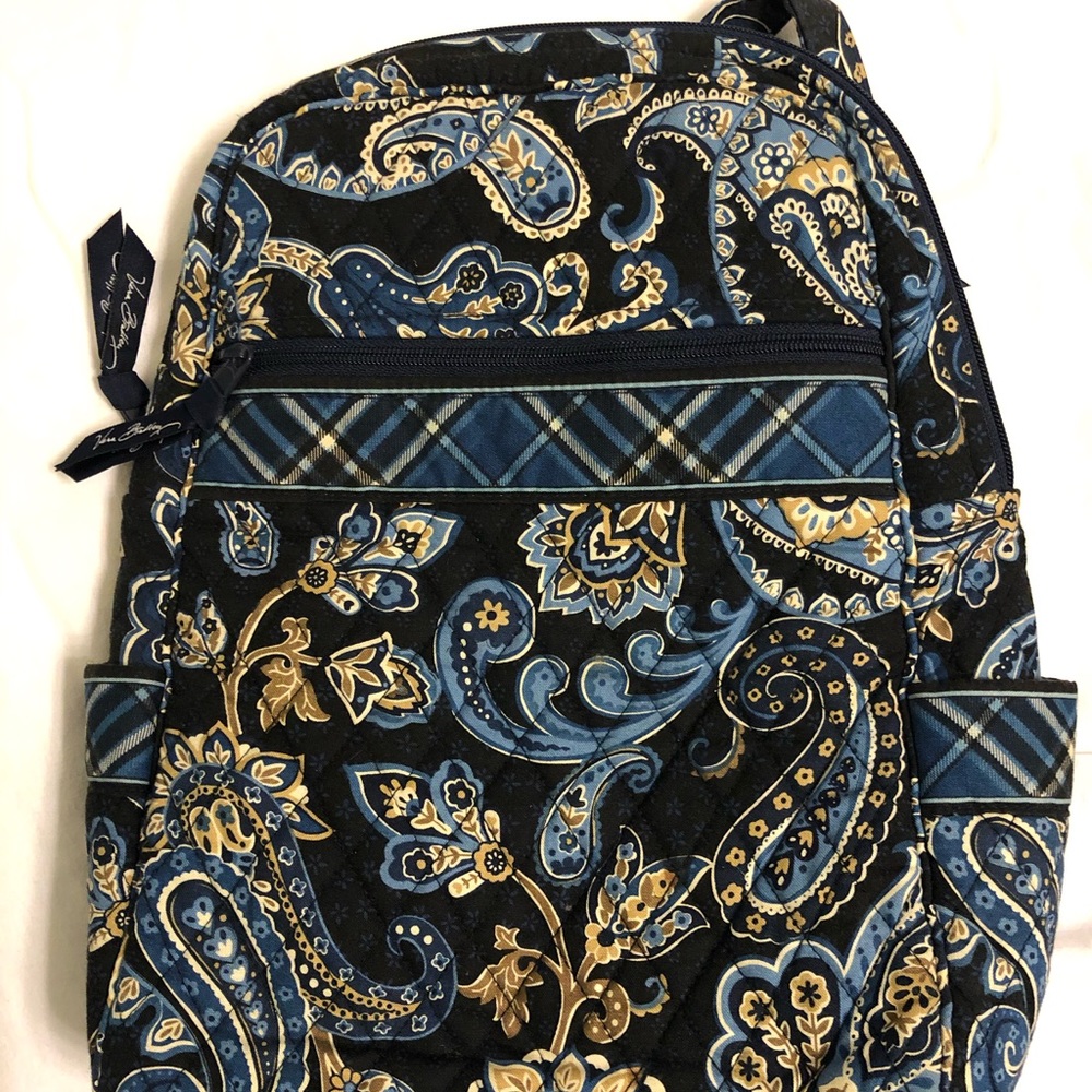 Vera Bradley Navy Blue back pack.